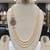 White pearl necklaces
