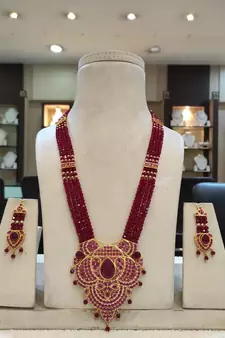 Red necklaces