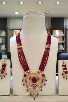 Red necklaces
