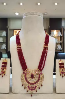Red necklaces
