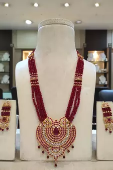 Red necklaces