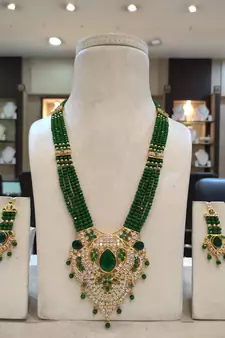 Green necklaces