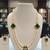White pearl necklaces
