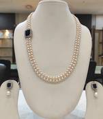 White pearl necklaces
