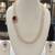 White pearl necklaces