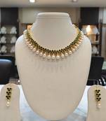 White pearl necklaces