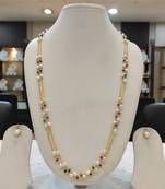 Multicolor pearl necklaces