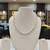 White pearl necklaces