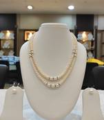 White pearl necklaces