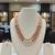 Multicolor pearl necklaces