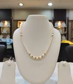 White pearl necklaces