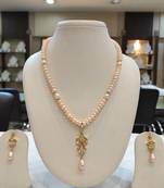 White pearl necklaces