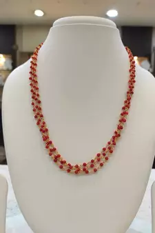 White necklaces
