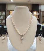 White pearl necklaces