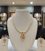 White pearl necklaces