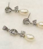 White pearl pendants