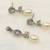 White pearl pendants
