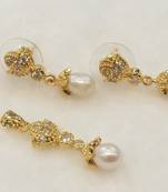White pearl pendants
