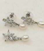 White pearl pendants