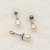 White pearl pendants