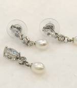 White pearl pendants
