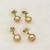 Multicolor pearl earrings