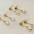 Multicolor pearl earrings