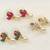 Multicolor pearl earrings