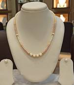 Multicolor pearl necklaces