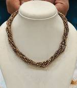 Brown pearl necklaces