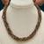 Brown pearl necklaces