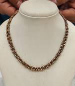 Brown pearl necklaces