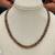 Brown pearl necklaces