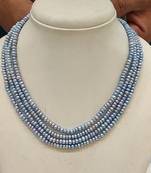 Blue pearl necklaces