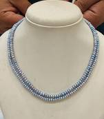Blue pearl necklaces