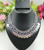 Ethnic Traditional Festive Wear Oxidised Design Necklace for Women and Girls