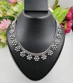 Ethnic Traditional Festive Wear Oxidised Design Necklace for Women and Girls