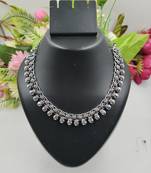 Ethnic Traditional Festive Wear Oxidised Design Long Necklace for Women and Girls