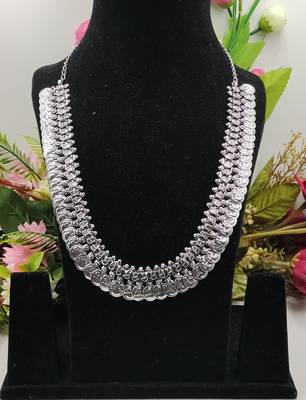 Ethnic Traditional Festive Wear Oxidised Design Long Necklace for Women and Girls 1