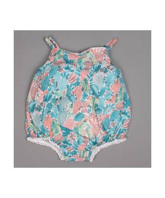 Infant Mermaid Organic Cotton Romper With Organic Lining 2