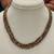 Brown pearl necklaces
