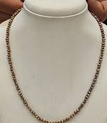 Brown pearl necklaces