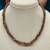 Brown pearl necklaces