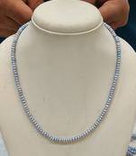 Blue pearl necklaces