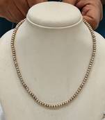 Grey pearl necklaces