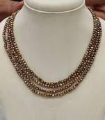 Brown pearl necklaces