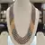 Multicolor pearl necklaces