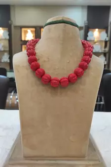 Red necklaces