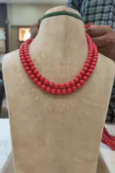 Red necklaces