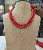 Red necklaces